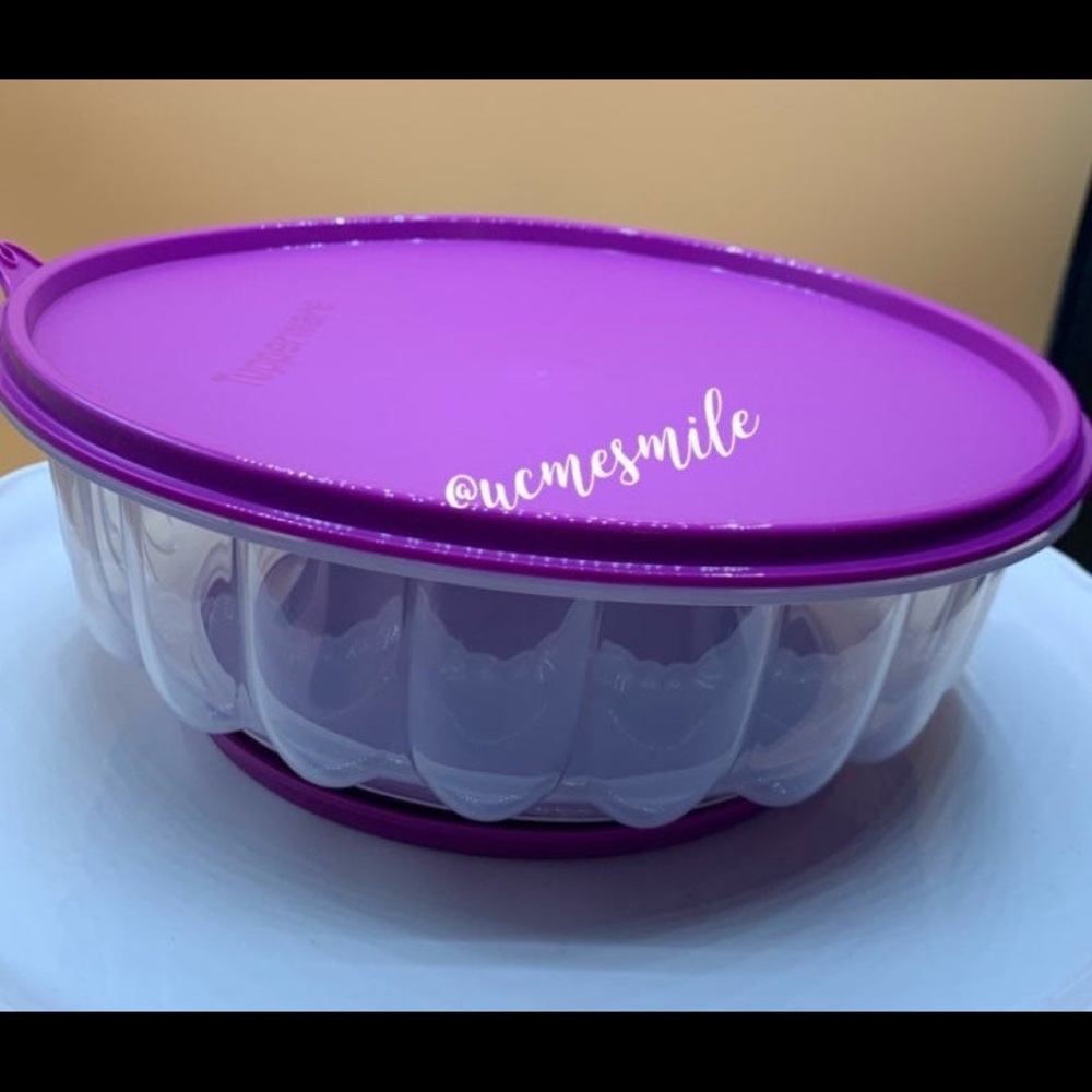Tupperware Jello Jel-Ring Mold in Purple Grape